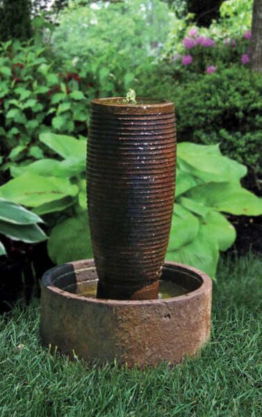 Ecatepec Urn Fountain Lights Up is a stunning outdoor water feature